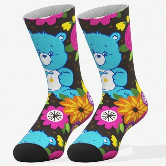 Accessories - •Feel the Love•Colorful Care Bears All Over Print Unisex Socks 3 for $21
